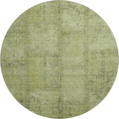Premium Machine Washable Mayfield AMF685 Fern 8' x 8' Round Rug