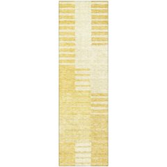 Premium Machine Washable Mayfield AMF686 Honey 2'3" x 7'6" Runner Rug