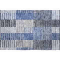 Premium Machine Washable Mayfield AMF687 Blue 1'8" x 2'6" Rug