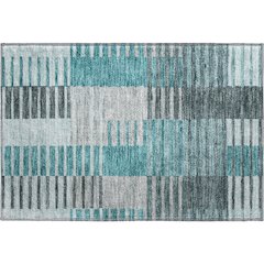Premium Machine Washable Mayfield AMF687 Teal 1'8" x 2'6" Rug
