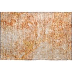 Premium Machine Washable Mayfield AMF688 Salmon 1'8" x 2'6" Rug