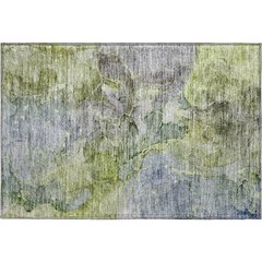 Premium Machine Washable Mayfield AMF689 Olive 1'8" x 2'6" Rug
