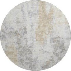 Premium Machine Washable Mayfield  Moody 8' x 8' Round Rug
