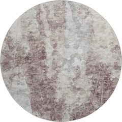 Premium Machine Washable Mayfield  Plum 8' x 8' Round Rug