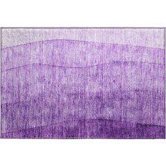 Premium Machine Washable Mayfield AMF690 Purple 1'8" x 2'6" Rug