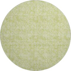 Premium Machine Washable Mayfield AMF691 Aloe 8' x 8' Round Rug
