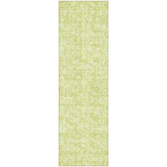 Premium Machine Washable Mayfield AMF691 Aloe 2'3" x 7'6" Runner Rug