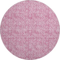 Premium Machine Washable Mayfield AMF691 Blush 8' x 8' Round Rug