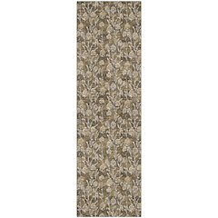 Premium Machine Washable Mayfield AMF692 Brown 2'3" x 7'6" Runner Rug