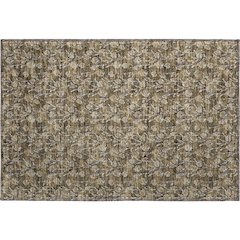 Premium Machine Washable Mayfield AMF692 Brown 1'8" x 2'6" Rug