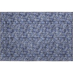 Premium Machine Washable Mayfield AMF692 Navy 1'8" x 2'6" Rug