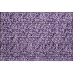 Premium Machine Washable Mayfield AMF692 Purple 1'8" x 2'6" Rug