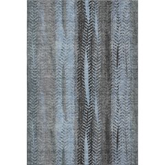 Premium Machine Washable Mayfield AMF693 Blue 2'6" x 3'10" Rug