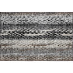 Premium Machine Washable Mayfield AMF693 Brown 1'8" x 2'6" Rug