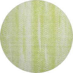 Premium Machine Washable Mayfield AMF694 Aloe 8' x 8' Round Rug