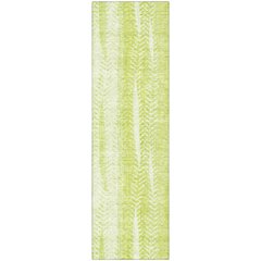 Premium Machine Washable Mayfield AMF694 Aloe 2'3" x 7'6" Runner Rug