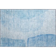 Premium Machine Washable Mayfield AMF696 Blue 1'8" x 2'6" Rug