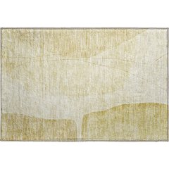 Premium Machine Washable Mayfield AMF696 Gold 1'8" x 2'6" Rug