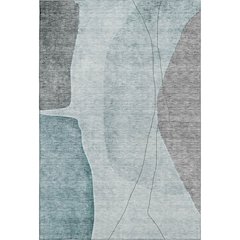 Premium Machine Washable Mayfield AMF696 Teal 2'6" x 3'10" Rug