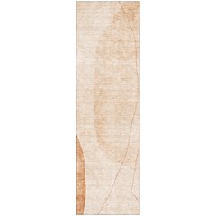 Premium Machine Washable Mayfield AMF696 Terracotta 2'3" x 7'6" Runner Rug