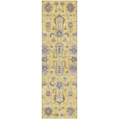 Premium Machine Washable Mayfield AMF697 Honey 2'3" x 7'6" Runner Rug