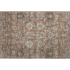 Premium Machine Washable Mayfield AMF697 Paprika 1'8" x 2'6" Rug