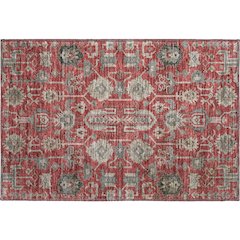 Premium Machine Washable Mayfield AMF697 Red 1'8" x 2'6" Rug