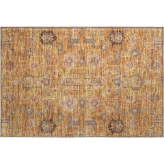 Premium Machine Washable Mayfield AMF697 Terracotta 1'8" x 2'6" Rug