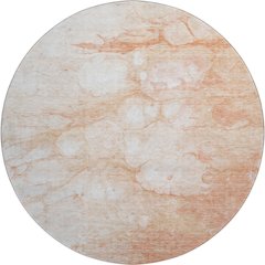 Premium Machine Washable Mayfield AMF699 Coral 8' x 8' Round Rug