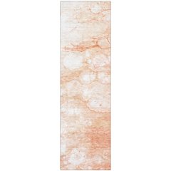 Premium Machine Washable Mayfield AMF699 Coral 2'3" x 7'6" Runner Rug