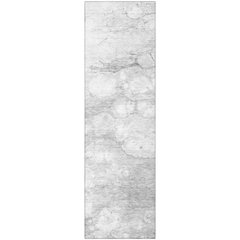 Premium Machine Washable Mayfield AMF699 Silver 2'3" x 7'6" Runner Rug