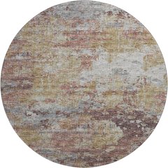 Premium Machine Washable Mayfield  Multi 8' x 8' Round Rug