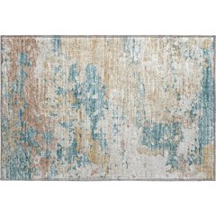Premium Machine Washable Mayfield  Teal 1'8" x 2'6" Rug