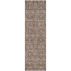 Premium Machine Washable Mayfield AMF702 Chocolate 2'3" x 7'6" Runner Rug