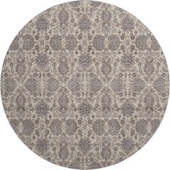Premium Machine Washable Mayfield AMF702 Ivory 8' x 8' Round Rug