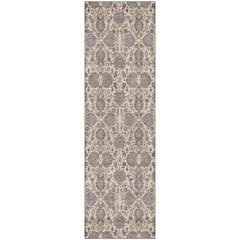 Premium Machine Washable Mayfield AMF702 Ivory 2'3" x 7'6" Runner Rug