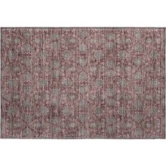 Premium Machine Washable Mayfield AMF702 Merlot 1'8" x 2'6" Rug