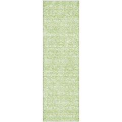 Premium Machine Washable Mayfield AMF703 Aloe 2'3" x 7'6" Runner Rug