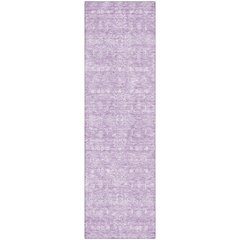 Premium Machine Washable Mayfield AMF703 Lavender 2'3" x 7'6" Runner Rug