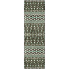 Premium Machine Washable Mayfield AMF708 Brown 2'3" x 7'6" Runner Rug