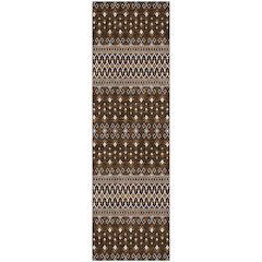 Premium Machine Washable Mayfield AMF708 Chocolate 2'3" x 7'6" Runner Rug