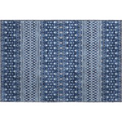 Premium Machine Washable Mayfield AMF708 Navy 1'8" x 2'6" Rug