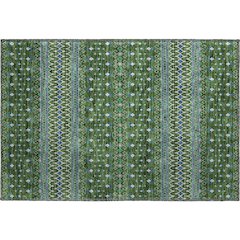 Premium Machine Washable Mayfield AMF708 Olive 1'8" x 2'6" Rug