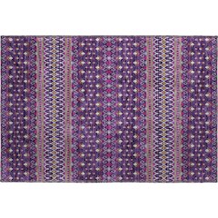 Premium Machine Washable Mayfield AMF708 Purple 1'8" x 2'6" Rug