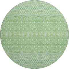 Premium Machine Washable Mayfield AMF709 Aloe 8' x 8' Round Rug