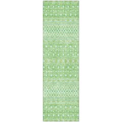 Premium Machine Washable Mayfield AMF709 Aloe 2'3" x 7'6" Runner Rug
