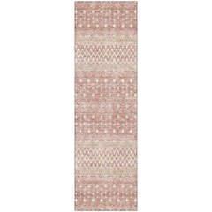 Premium Machine Washable Mayfield AMF709 Blush 2'3" x 7'6" Runner Rug