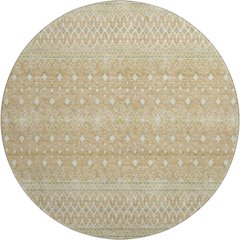 Premium Machine Washable Mayfield AMF709 Copper 8' x 8' Round Rug