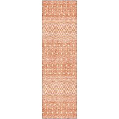 Premium Machine Washable Mayfield AMF709 Salmon 2'3" x 7'6" Runner Rug