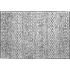 Premium Machine Washable Mayfield AMF709 Silver 1'8" x 2'6" Rug